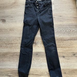 Super Skinny Ankle High Rise - Black